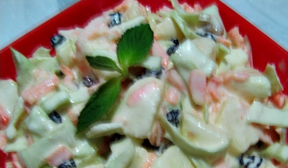Yoğurtlu Beyaz Lahana Salatası 1 yogurtlu-beyaz-lahana-salatasi