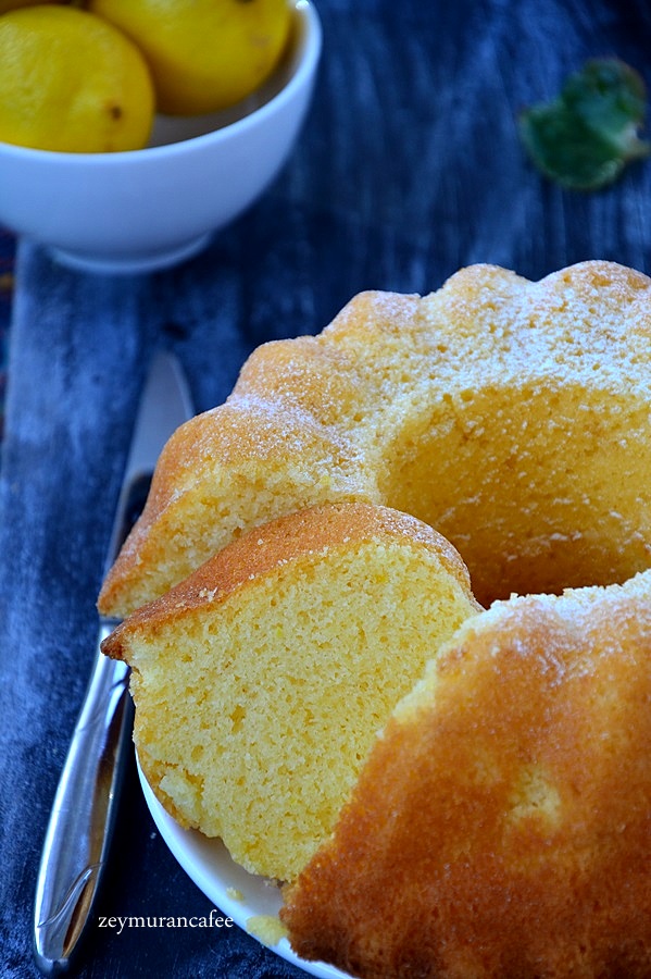 12 Yemek Kaşığı Limonlu Kek Tarifi 8 407