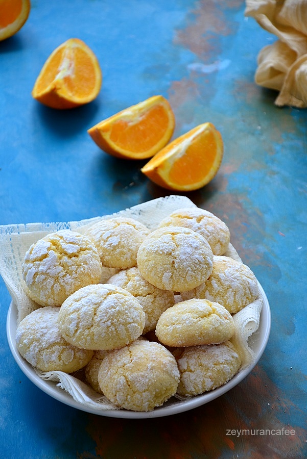 portakallı çatlak kurabiye 