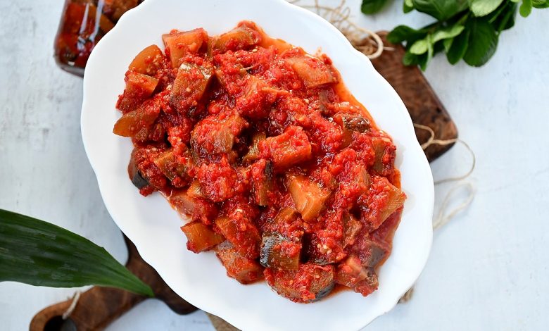 Domates Soslu Patlıcan Konserve 1 domates soslu patlıcan konserve