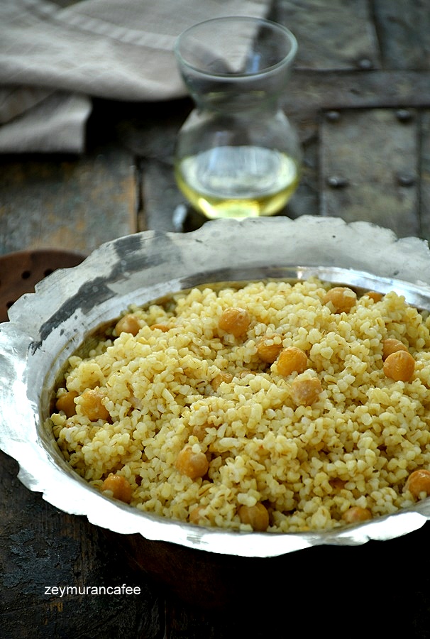 Nohutlu Bulgur Pilavı Tarifi( Konya Usulü) 6 DSC 6090