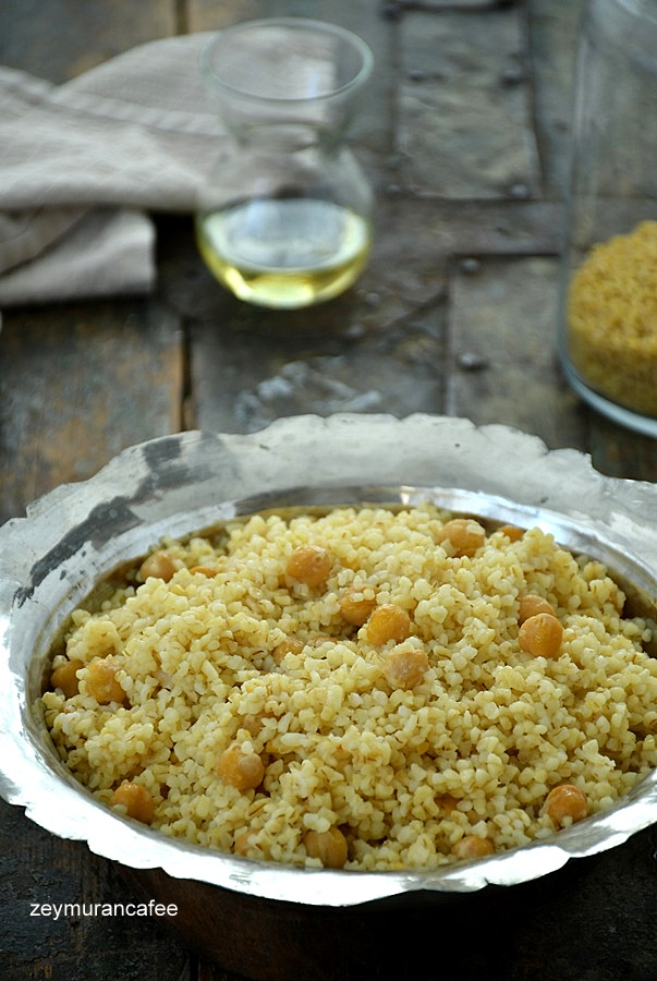 Nohutlu Bulgur Pilavı Tarifi( Konya Usulü) 5 DSC 6097