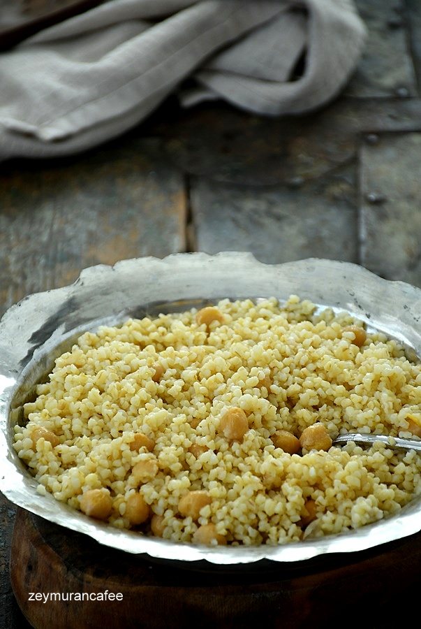Nohutlu Bulgur Pilavı Tarifi( Konya Usulü) 4 DSC 6124