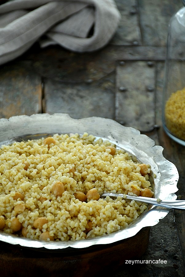 Nohutlu Bulgur Pilavı Tarifi( Konya Usulü) 3 DSC 6125
